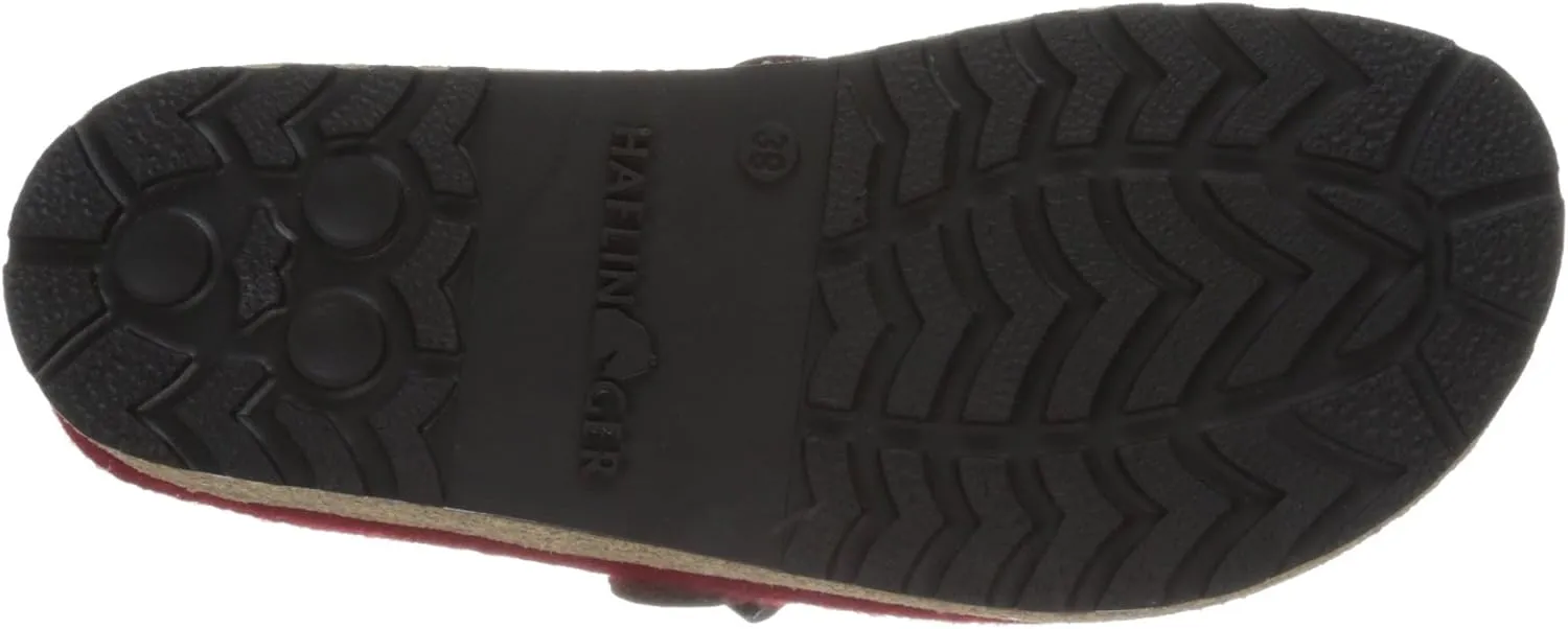 HAFLINGER GZB Felt Clogs Mules with Buckle Shoes Unisex