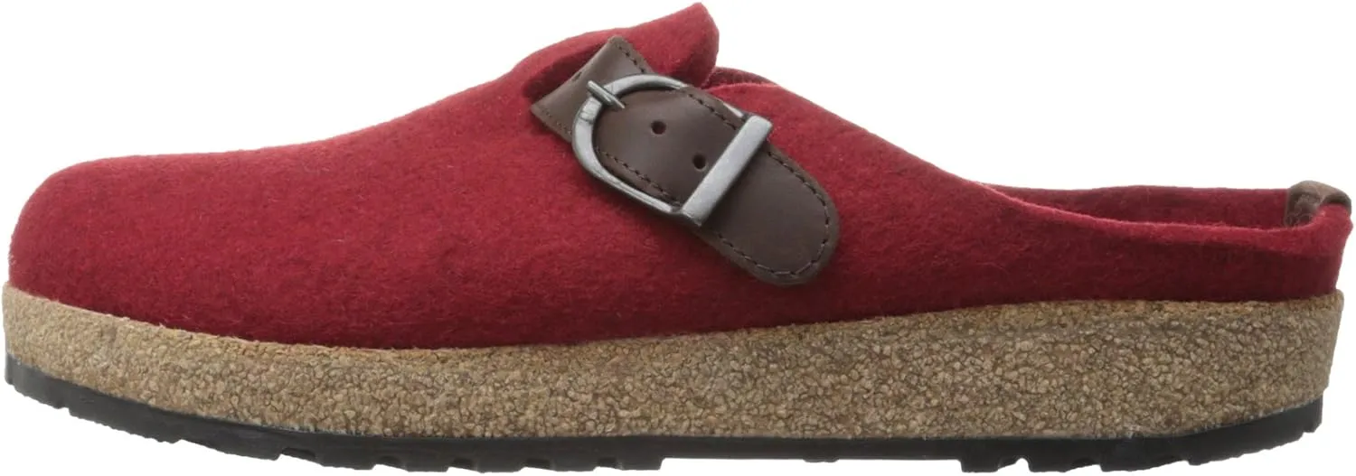 HAFLINGER GZB Felt Clogs Mules with Buckle Shoes Unisex