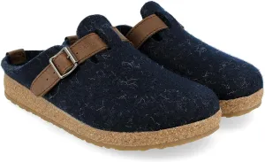 HAFLINGER GZB Felt Clogs Mules with Buckle Shoes Unisex