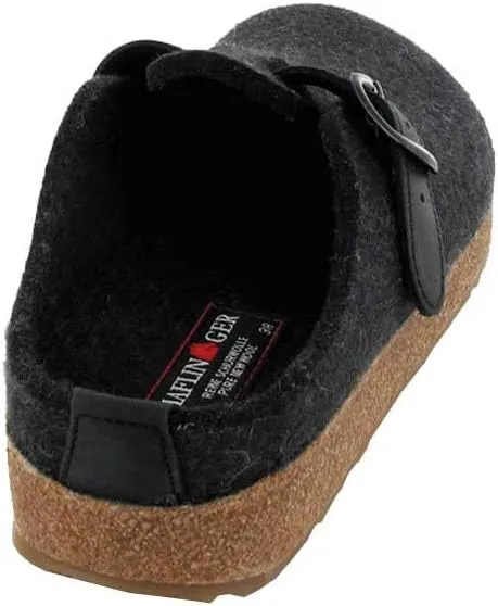HAFLINGER GZB Felt Clogs Mules with Buckle Shoes Unisex