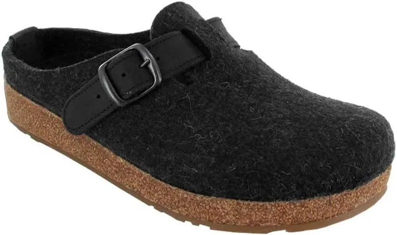 HAFLINGER GZB Felt Clogs Mules with Buckle Shoes Unisex