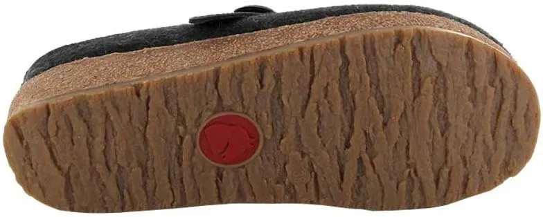 HAFLINGER GZB Felt Clogs Mules with Buckle Shoes Unisex