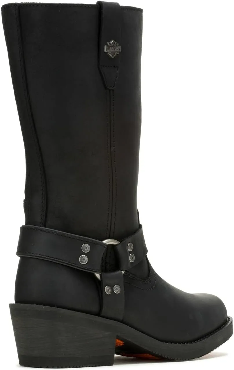 Harley-Davidson Women's Korsen Tall Ride Waterproof Motorcycle Boots D87310