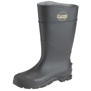 Honeywell 18822/10 Knee Boots, Size 10, 16" H, Black, Plain, PR
