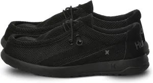 Hurley Kids Elastic Lace Loafers, Canvas Shoes for Boys & Girls - Comfortable, Durable, Stylish - Kid's Fashion Sneakers, Wide Toe Shoes for Everyday Wear