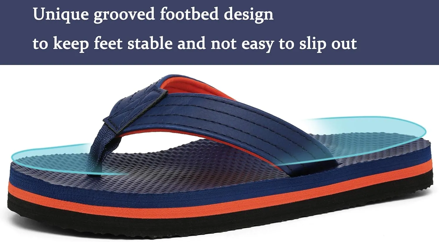 INMINPIN Kids Boys Girls Flip Flops Comfort Quick-Dry Beach Pool Aqua Thong Sandals(Little Kid/Big Kid)