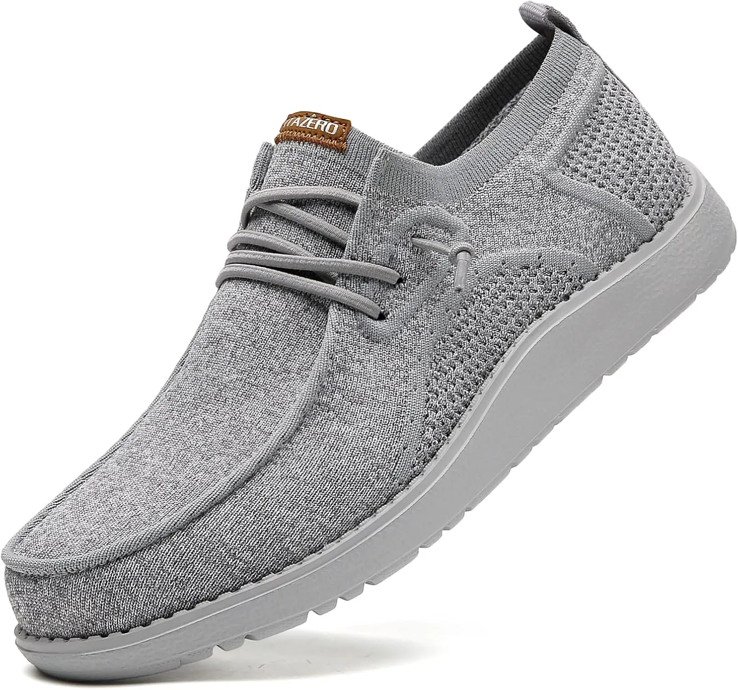 ITAZERO Men Extra Wide Shoes - 4E to 5E Wide Toe Box Shoes for Men XX Wide Width Swollen Feet - Men's Loafers & Slip-ons with Arch Support Insole for Plantar Fasciitis