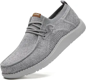ITAZERO Men Extra Wide Shoes - 4E to 5E Wide Toe Box Shoes for Men XX Wide Width Swollen Feet - Men's Loafers & Slip-ons with Arch Support Insole for Plantar Fasciitis