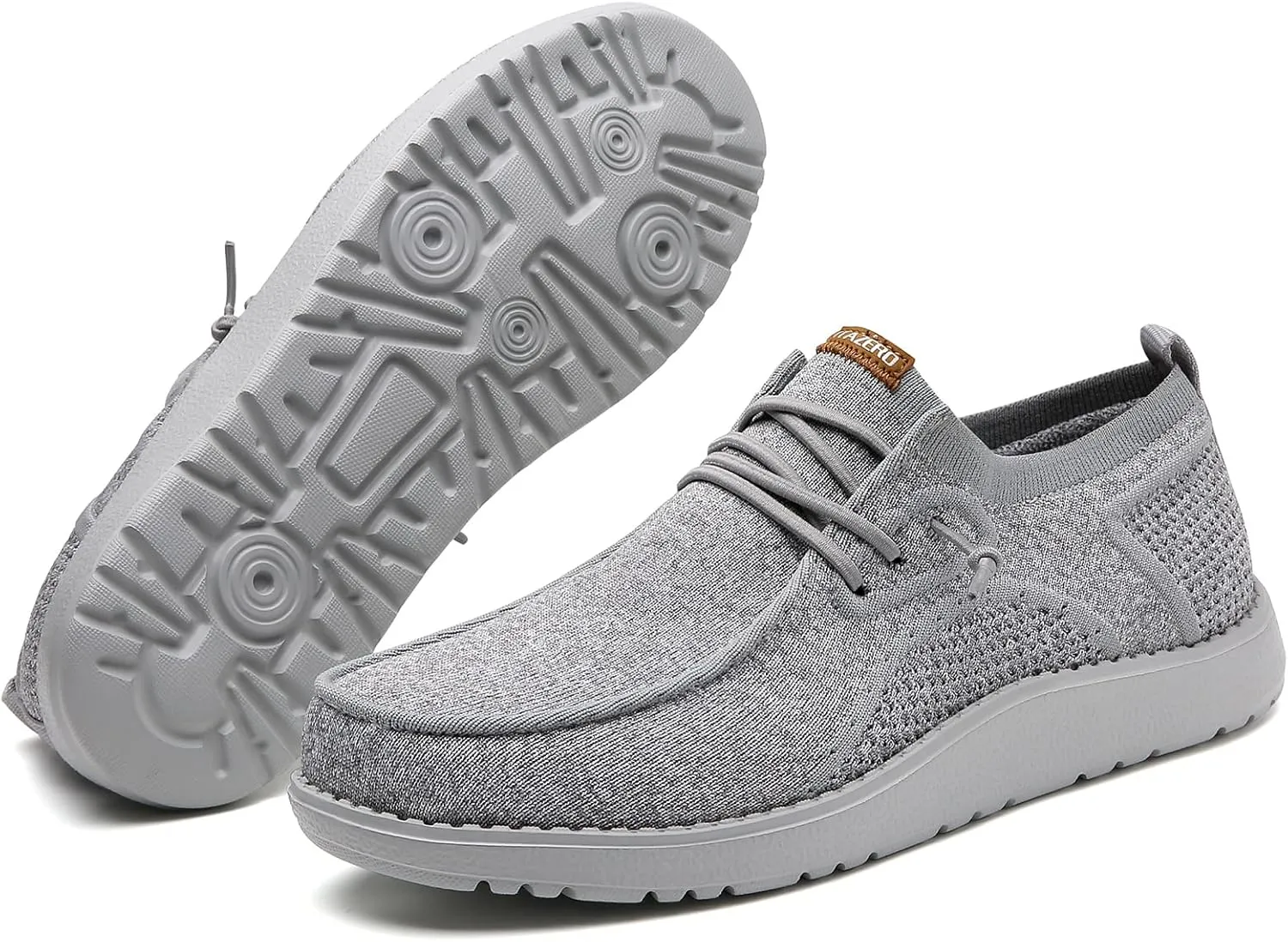 ITAZERO Men Extra Wide Shoes - 4E to 5E Wide Toe Box Shoes for Men XX Wide Width Swollen Feet - Men's Loafers & Slip-ons with Arch Support Insole for Plantar Fasciitis