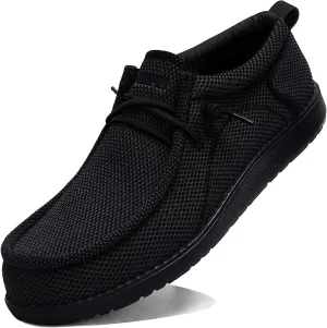ITAZERO Men Extra Wide Shoes - 4E to 5E Wide Toe Box Shoes for Men XX Wide Width Swollen Feet - Men's Loafers & Slip-ons with Arch Support Insole for Plantar Fasciitis