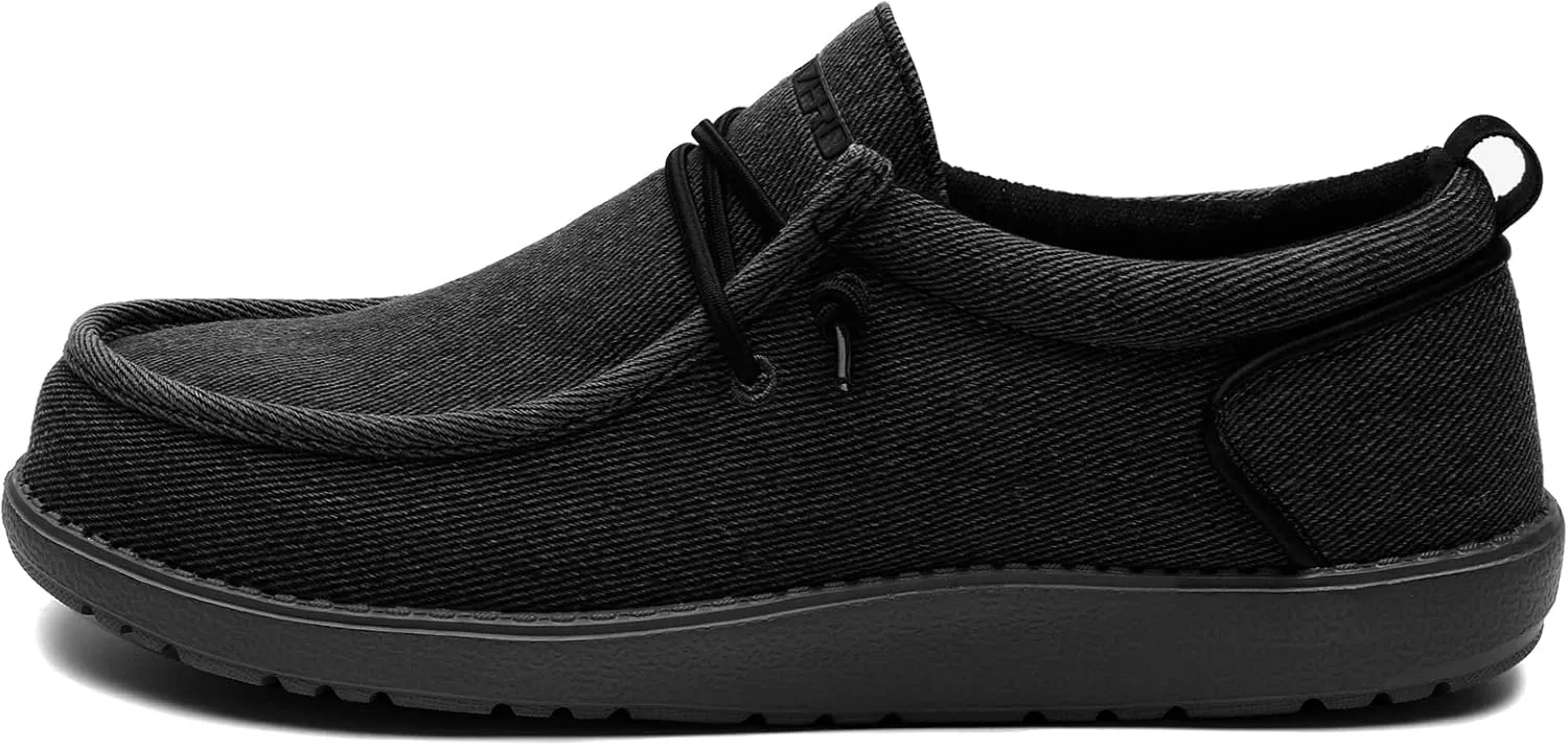 ITAZERO Men Extra Wide Shoes - 4E to 5E Wide Toe Box Shoes for Men XX Wide Width Swollen Feet - Men's Loafers & Slip-ons with Arch Support Insole for Plantar Fasciitis
