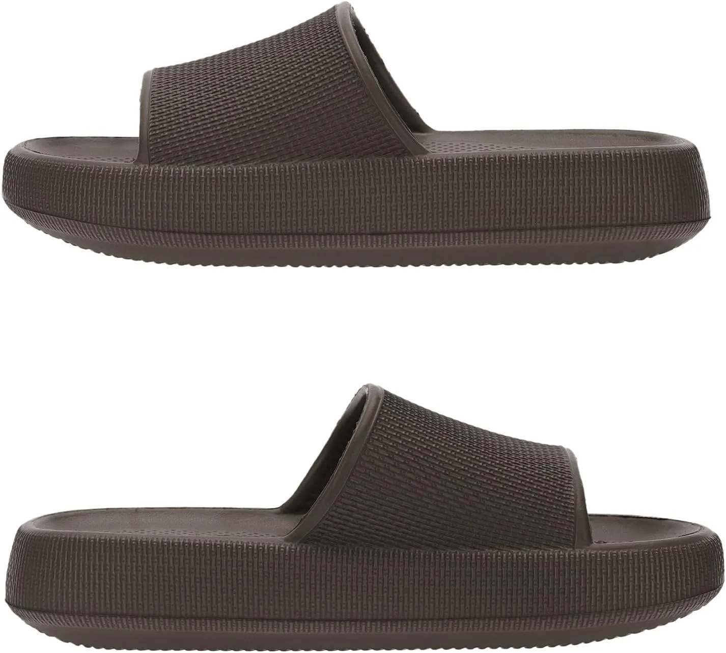 Joomra Pillow Slippers for Women and Men Non Slip Quick Drying Shower Slides Bathroom Sandals | Ultra Cushion | Thick Sole