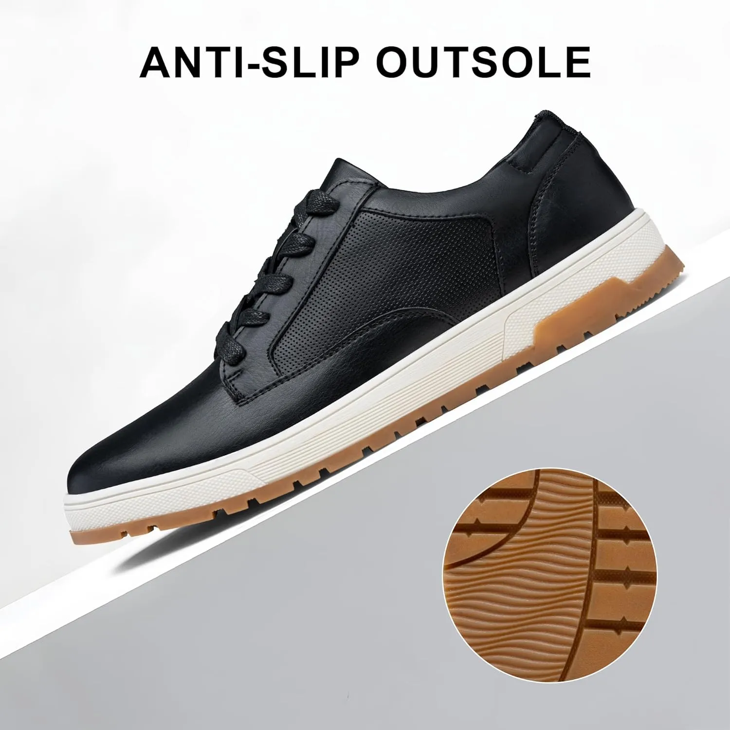 Jousen Mens Casual Shoes Retro Men's Fashion Sneakers Simple Oxford Dress for Men