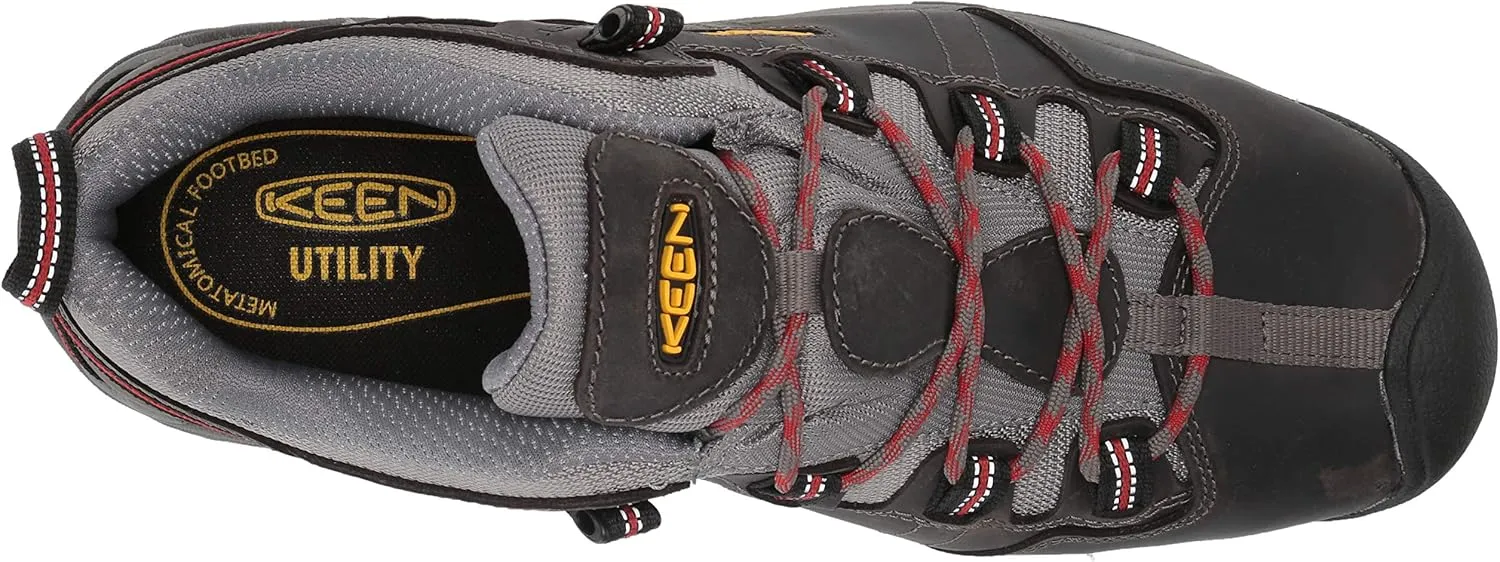 KEEN Utility Men's Detroit XT Low HeightSteel ToeMetatarsal Guard Work Shoe