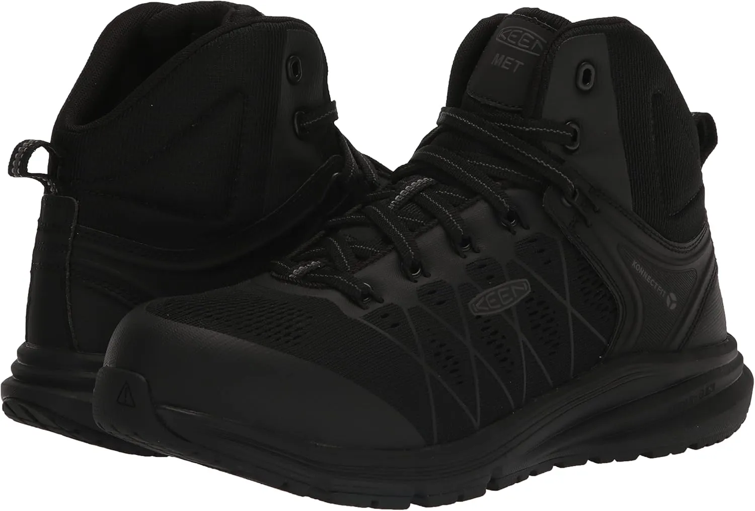 KEEN Utility Women's Vista Energy Mid Height Composite Toe Internal Metatarsal Guard Industrial Work Boot