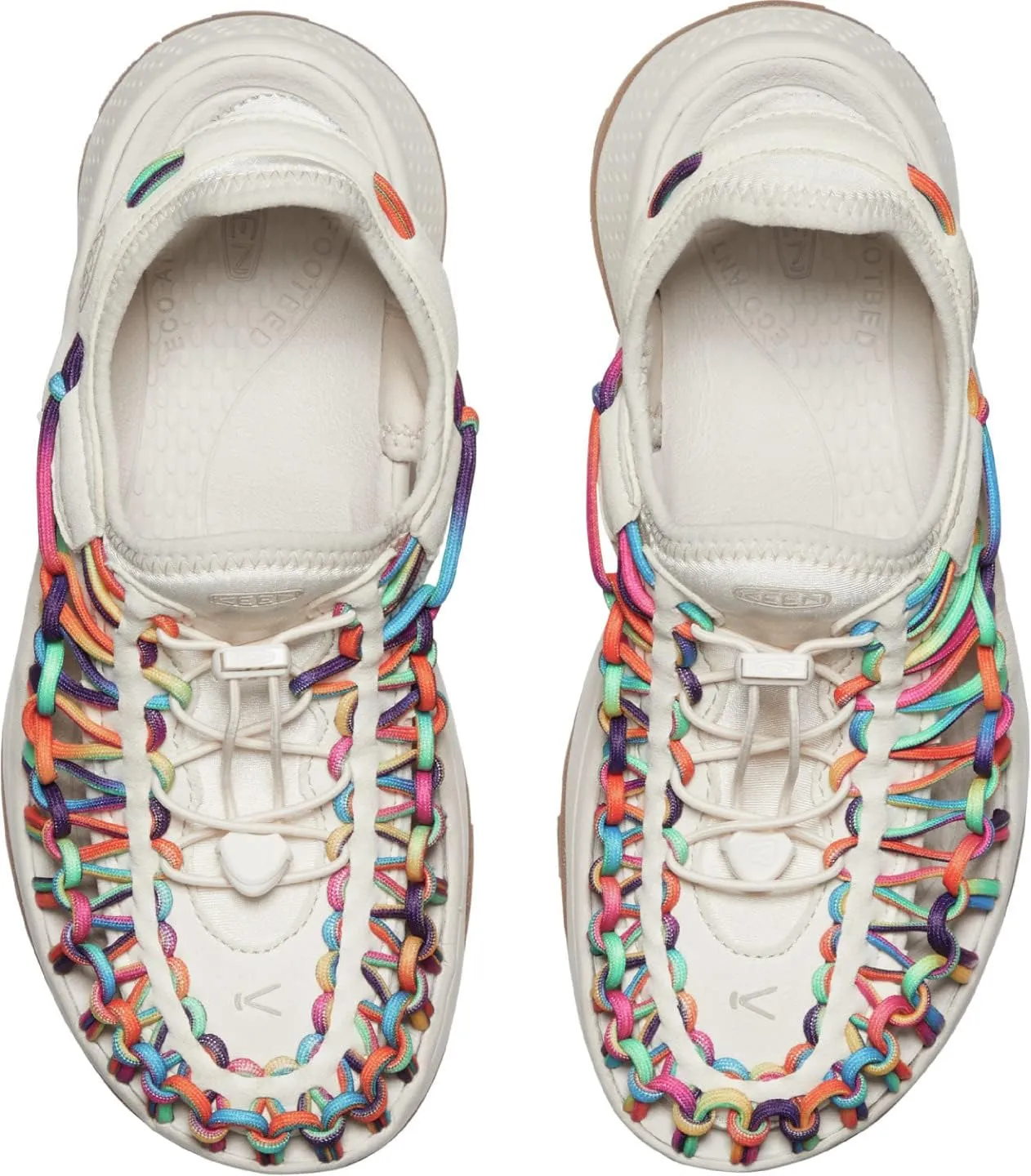 KEEN Women's Uneek Astoria Breathable Lifted Heel Two Cord Casual Water Sandals