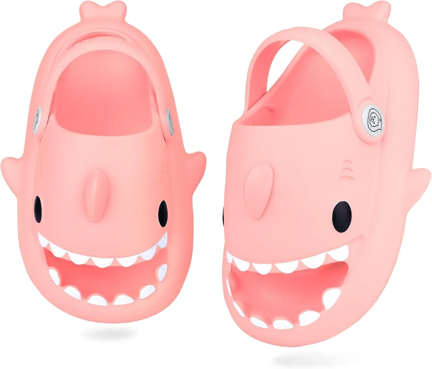 Kids Shark Slides丨Pillow Shower Sandals Quick Dry Slippers丨Toddler Boys Girls Comfy Cloud Slides丨Summer Non-Slip Thick Sole Beach Pool shoes