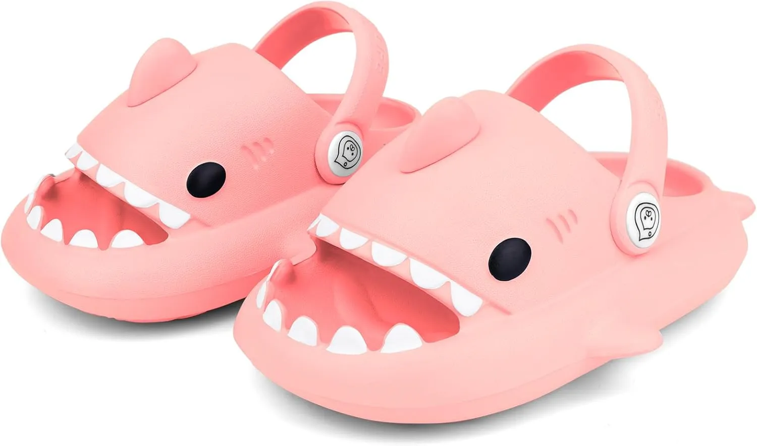 Kids Shark Slides丨Pillow Shower Sandals Quick Dry Slippers丨Toddler Boys Girls Comfy Cloud Slides丨Summer Non-Slip Thick Sole Beach Pool shoes