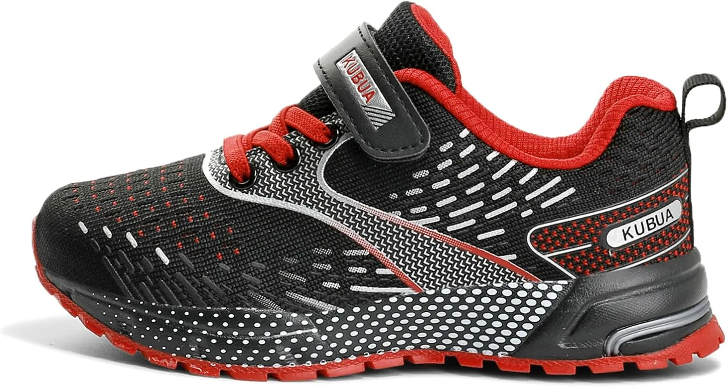KUBUA Kids Sneakers for Boys Girls Running Shoes Sport Toddler Tennis Shoes