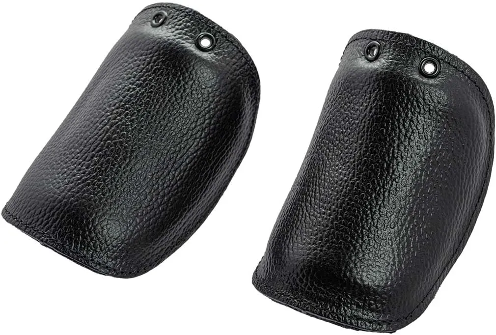Leather Metatarsal Guard, Metatarsal Shield Footwear Attachment for Metatarsal Guard Safety Shoe Protectors Cover Metatarsal Protector for Shoe, Work Boot Universal Size with Laces (1 Pair)