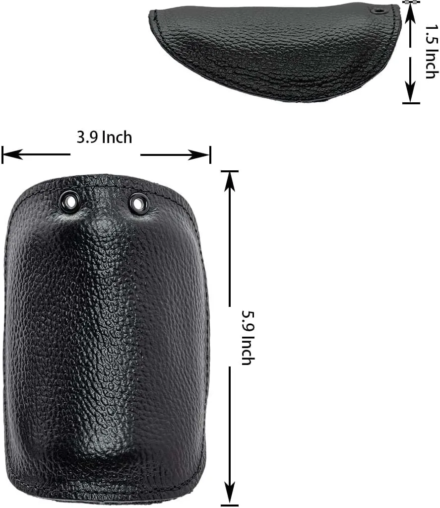 Leather Metatarsal Guard, Metatarsal Shield Footwear Attachment for Metatarsal Guard Safety Shoe Protectors Cover Metatarsal Protector for Shoe, Work Boot Universal Size with Laces (1 Pair)