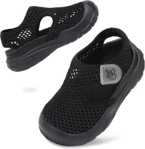 LeIsfIt Toddler Sandals Boys Girls Wide Sandals Kids Water Sandals Barefoot Water Shoes for Beach Swim Lightweight Closed Toe Summer Sandals
