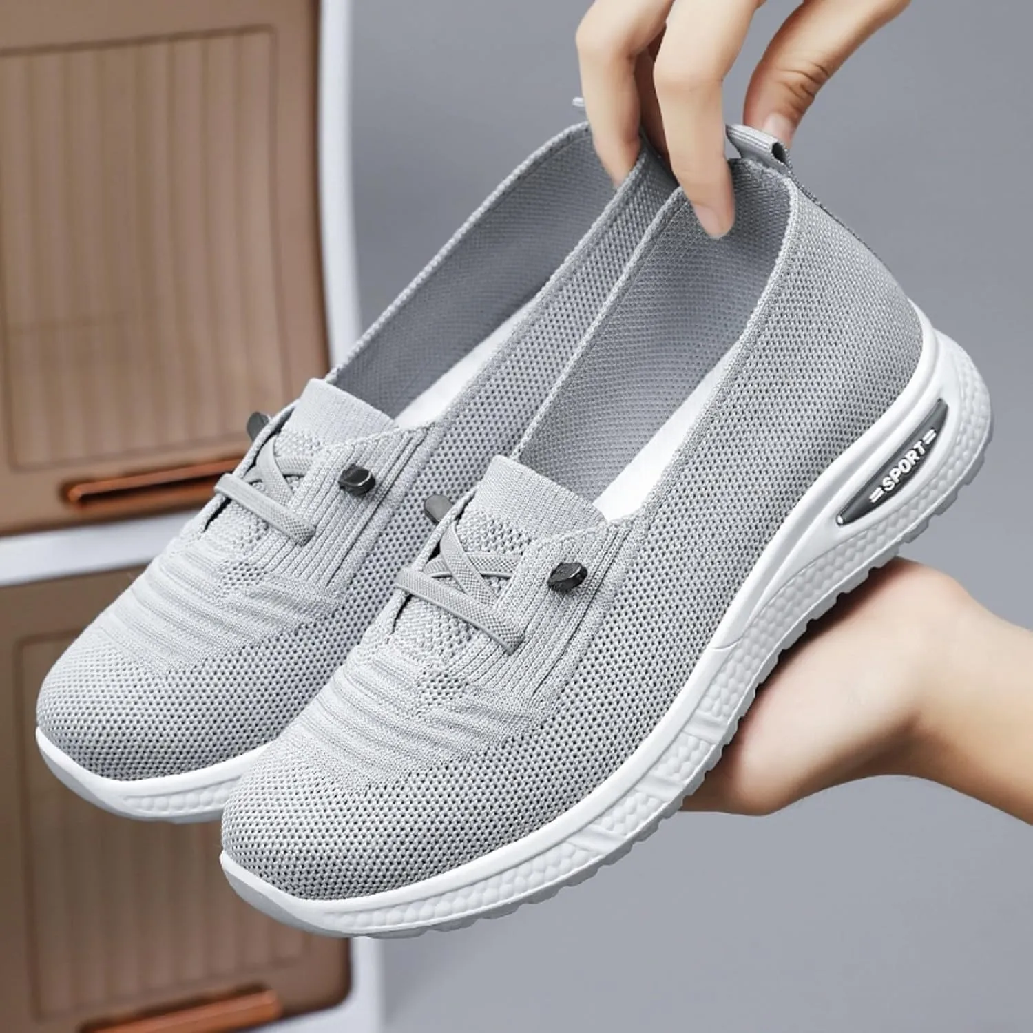 Lightweight Shoes for Women Casual Loafers Slip On Shoe Breathable Comfortable Walking Shoes for Women