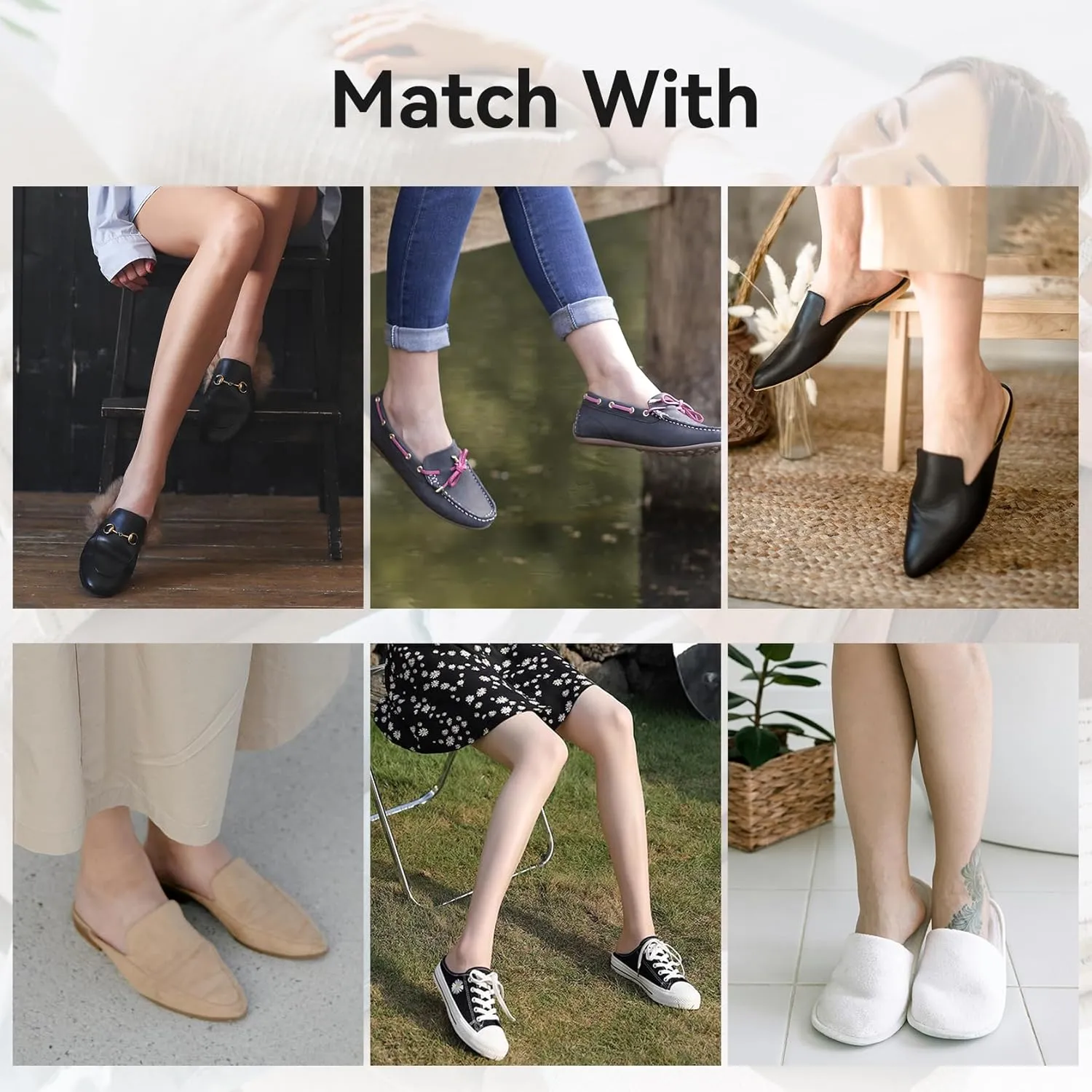 likloks Half Socks for Women Cotton Toe Topper Hidden Non-Slip Toe Separation Liner Socks (6/8 Pairs)