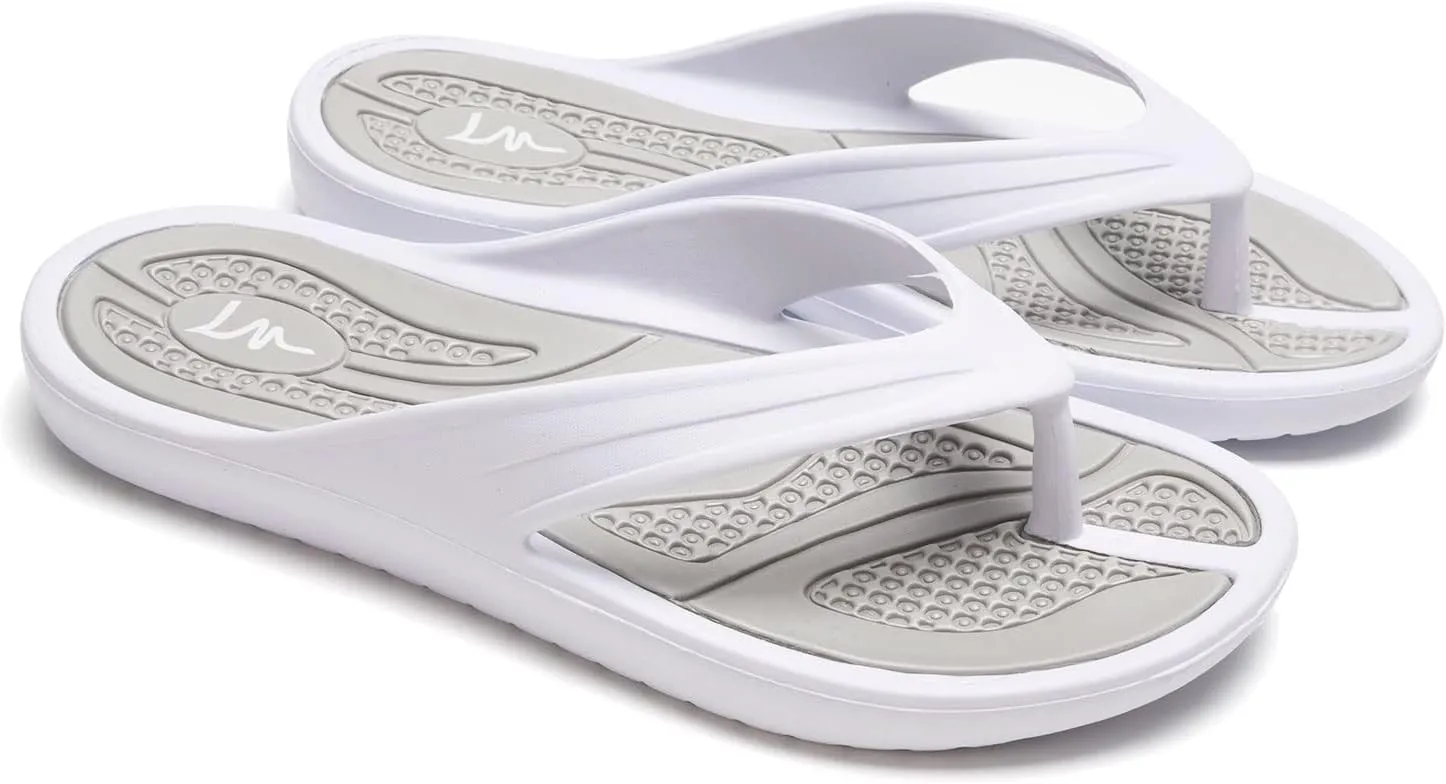 LM Women's Flip Flops Thong Sandals Casual Sandals Shower Shoes Beach Slippers Slides Slip on Water Shoes