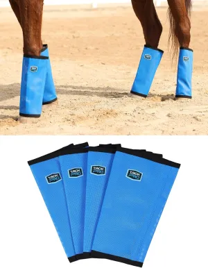 Loose-Fitting Fly Boots for Horses Breathable Non-Slip Reduce Stomping in Horses Leg Guard for Summer Set of 4