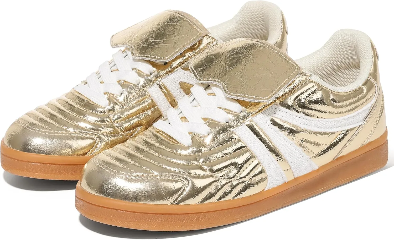Mattiventon Women's Fashion Sneakers Casual Tennis Shoes Comfortable Retro Sneakers Lace-up Low Top Non-Slip Walking Shoes for 2025 Trendy