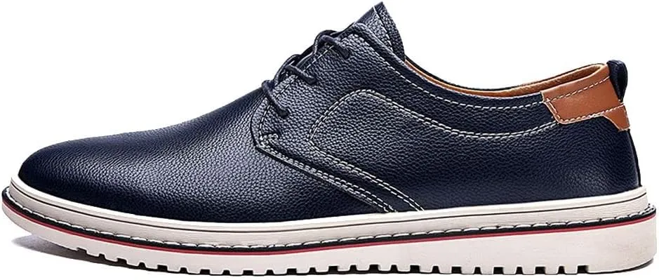 Men's Casual Dress Oxfords Shoes Fashion Business Shoes Wide Feet Lace-up Shoes for Business Office Wedding
