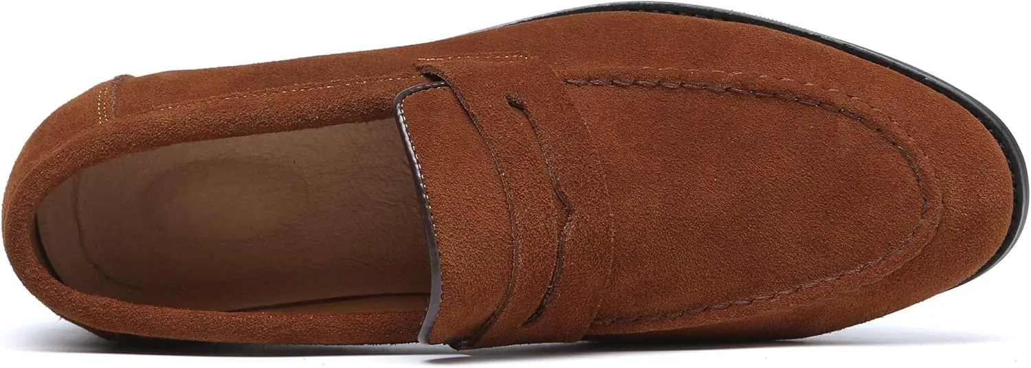 Mens Driving Moccasins Penny Slip On Loafers Classic Comfortable Casual Driving Shoes Boat Shoes for Men