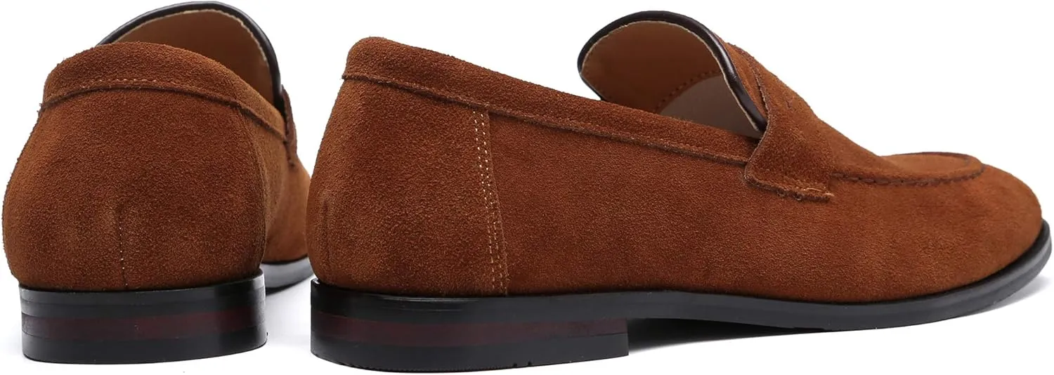 Mens Driving Moccasins Penny Slip On Loafers Classic Comfortable Casual Driving Shoes Boat Shoes for Men