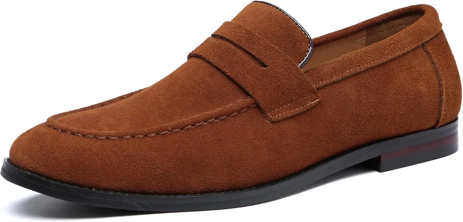Mens Driving Moccasins Penny Slip On Loafers Classic Comfortable Casual Driving Shoes Boat Shoes for Men