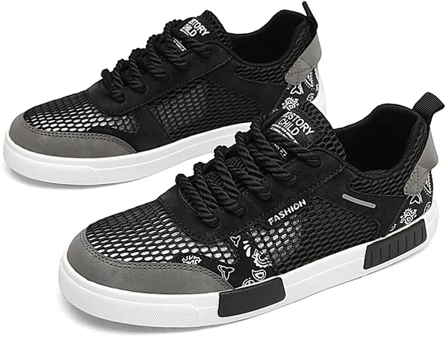 Men's Fashion Skate Walking Shoes Road Running Skateboarding Sneakers