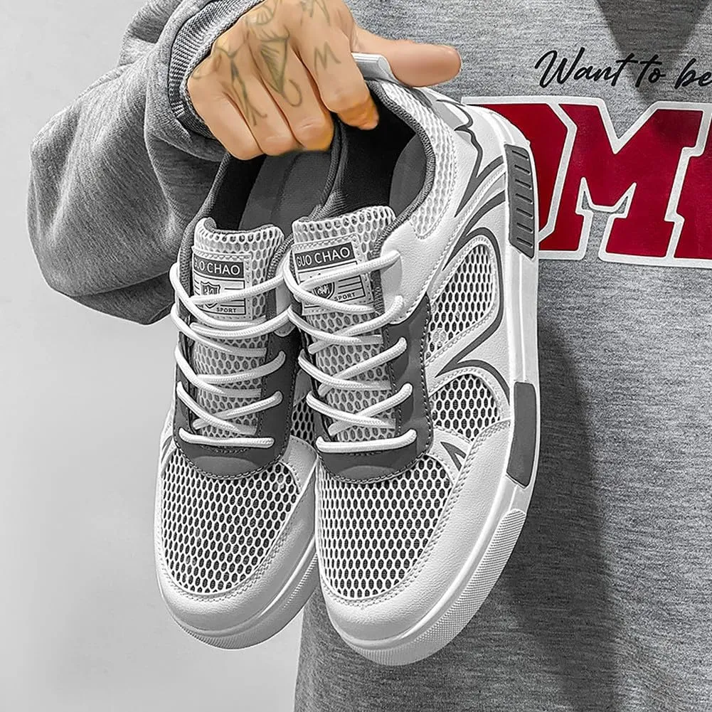 Men's Fashion Skate Walking Shoes Road Running Skateboarding Sneakers