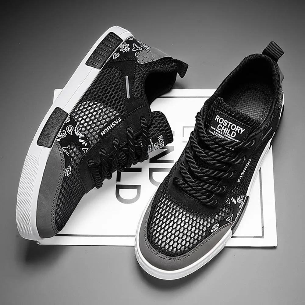 Men's Fashion Skate Walking Shoes Road Running Skateboarding Sneakers