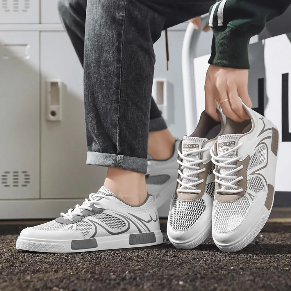 Men's Fashion Skate Walking Shoes Road Running Skateboarding Sneakers