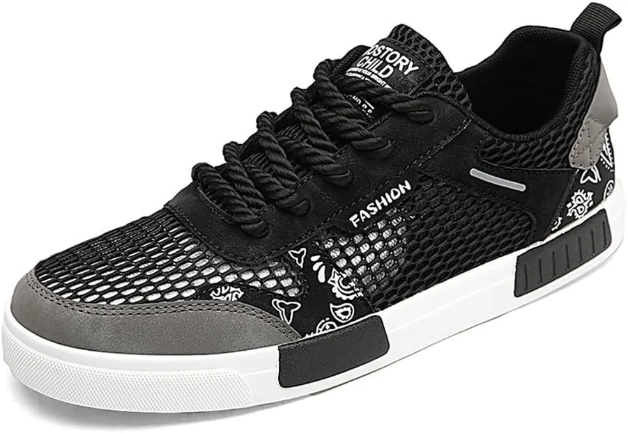 Men's Fashion Skate Walking Shoes Road Running Skateboarding Sneakers
