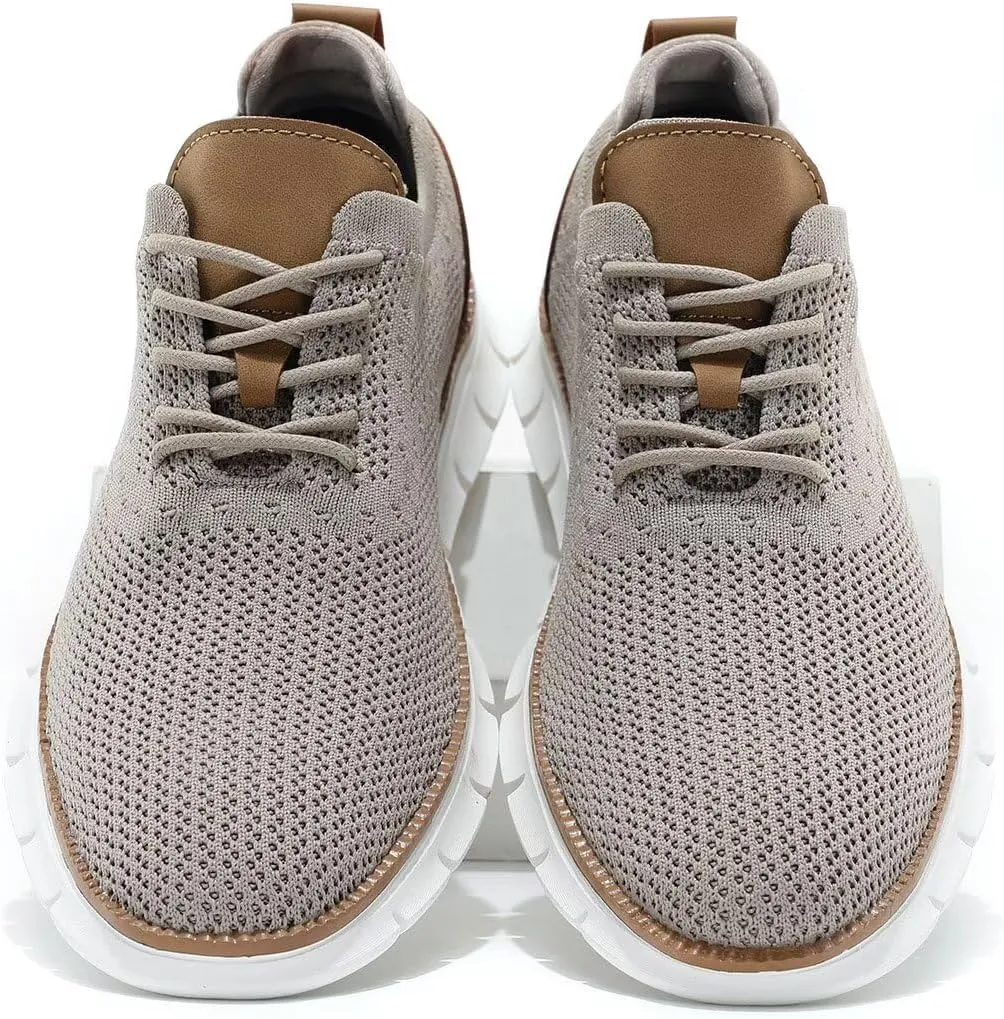 Men's Mesh Sneakers Oxfords Lace-Up Lightweight Casual Walking Shoes Dress Shoes Fashion Sneakers Walking Shoes