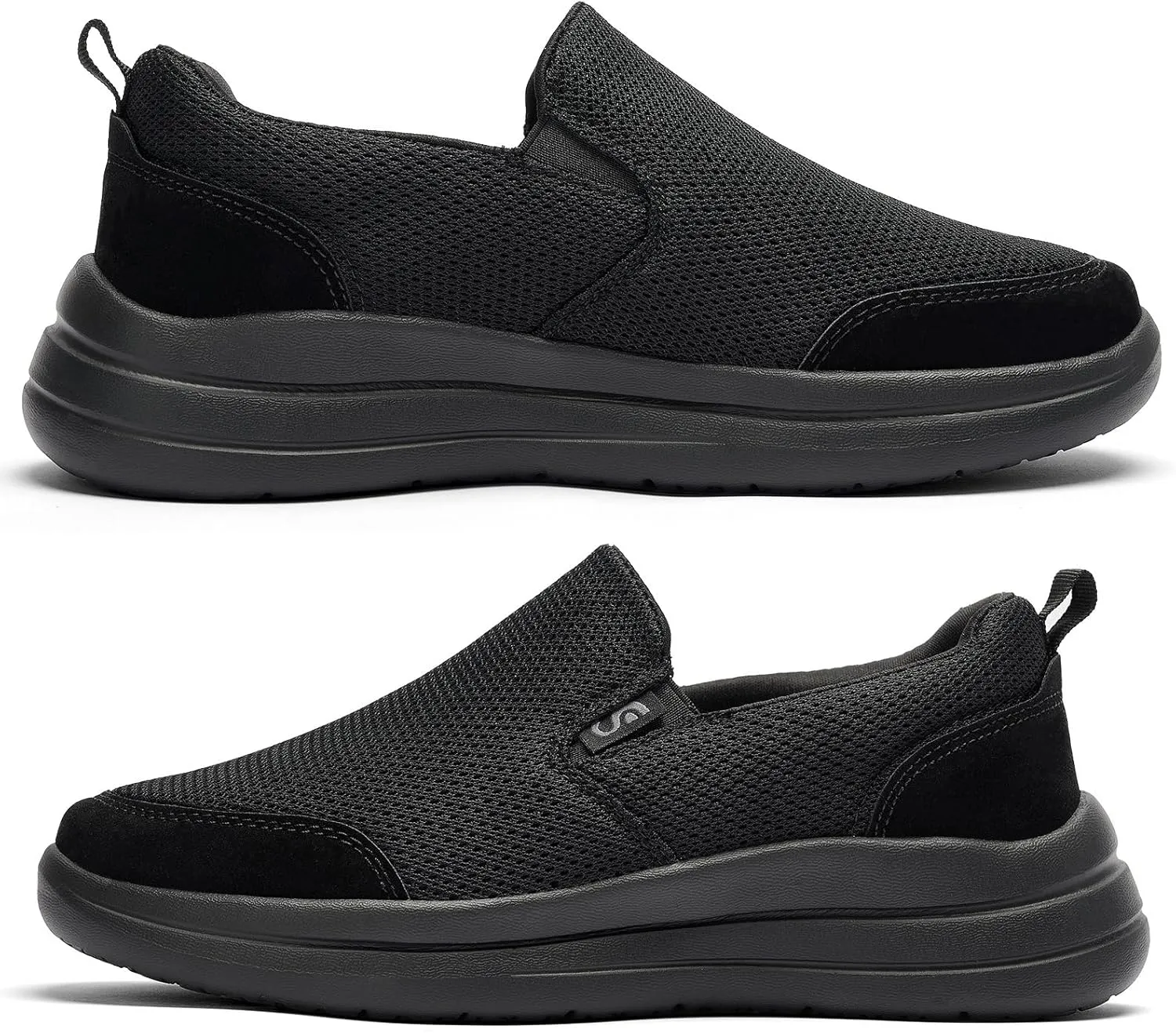 Men's Slip on Sneakers Walking Shoes X Wide Width Comfortable Casual Sneakers Lightweight Work Driving Loafers