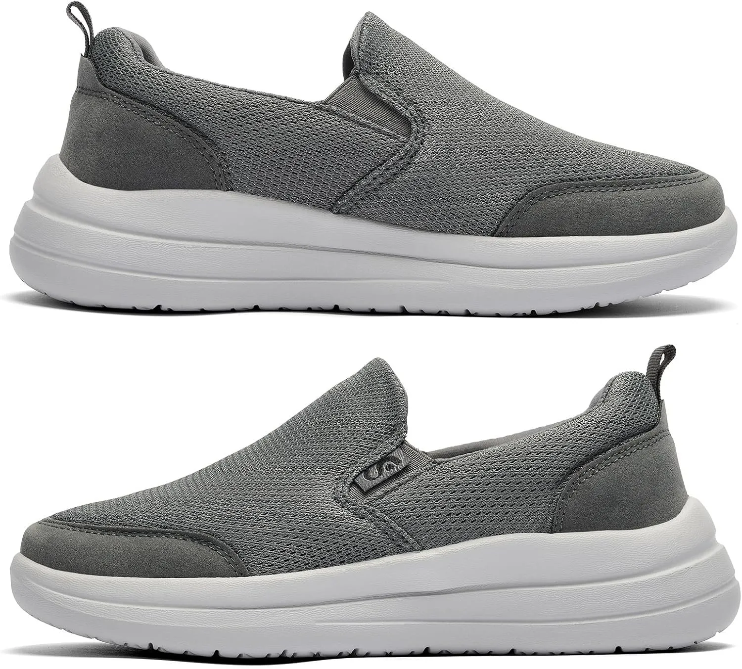 Men's Slip on Sneakers Walking Shoes X Wide Width Comfortable Casual Sneakers Lightweight Work Driving Loafers