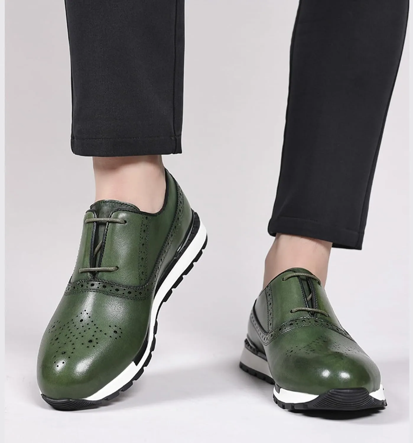 Mens Sneakers Fashion Casual Shoes Comfort Walking Shoes Modern Genunie Leather Flat Oxfords Business Casual Derby for Men