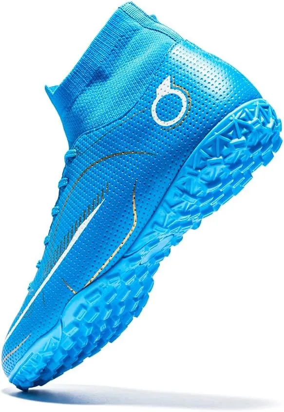 Men’s Soccer Boots Professional High-Top Football Shoes Outdoor Indoor Comfortable Athletic Sneaker