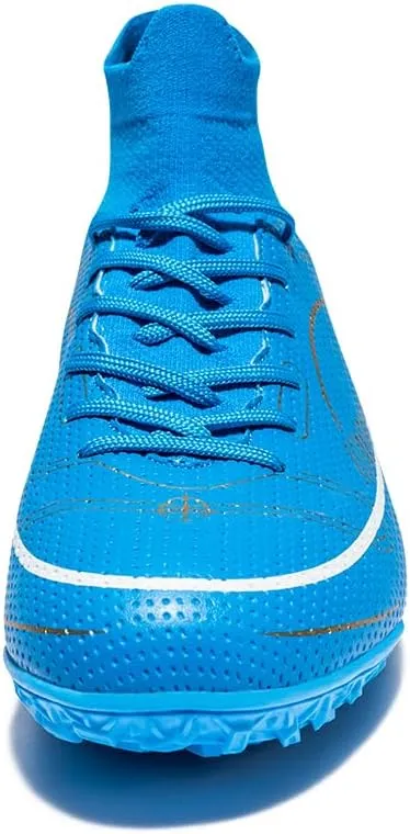 Men’s Soccer Boots Professional High-Top Football Shoes Outdoor Indoor Comfortable Athletic Sneaker