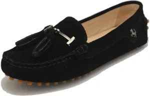 Minishion Summer Loafers for Women Tassel Driving Shoes YB96019