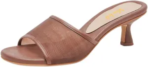 miss left Women Comfortable Low Heel Soft Insole Mesh Mules Slip On Summer Holiday Casual Daily Walking Slide Sandals Size 4-16 US