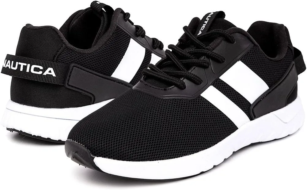 Nautica Kids Running Sneakers | Comfortable Shoes for Boys and Girls | Sizes for Big & Little Kids -(Lace-Up/Bungee) Manalapin