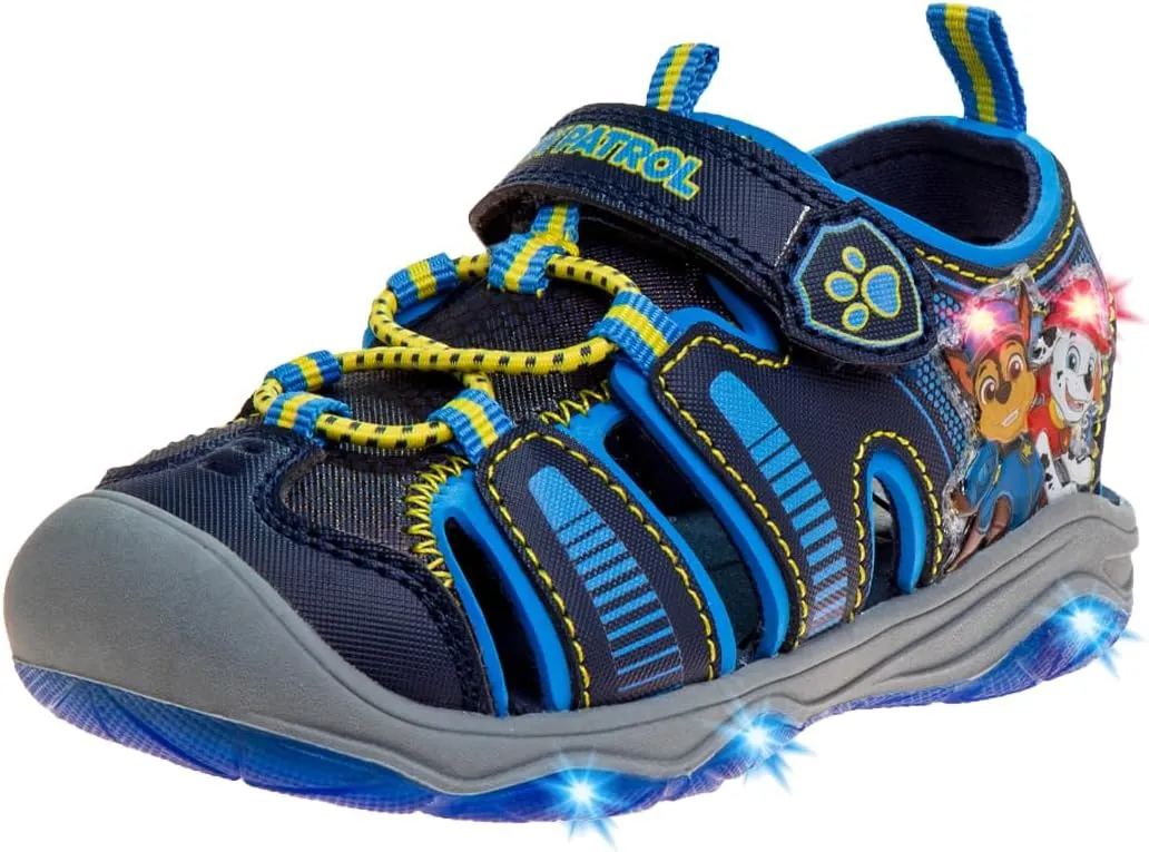 Nickelodeon Paw Patrol Sandals LED Light Up Chase Marshall Water Shoes (Toddler/Little Kid)